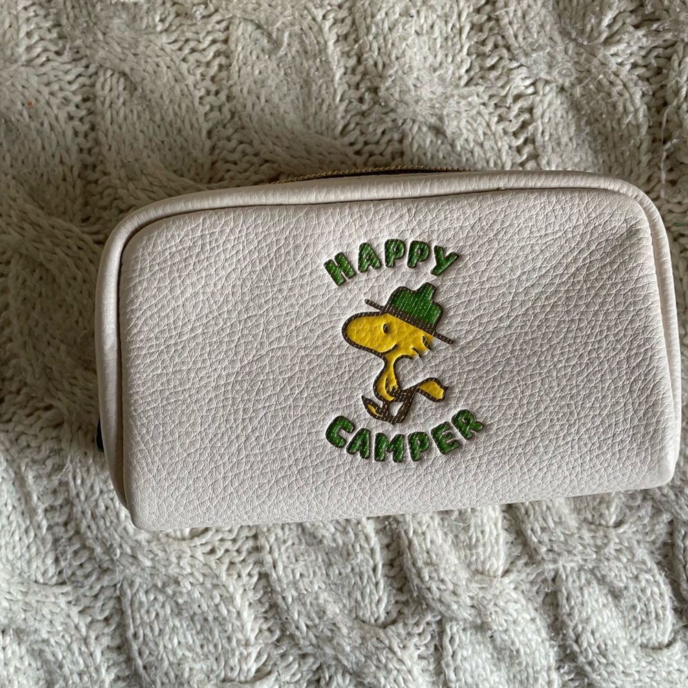 Coach x Snoopy Happy Camper Pouch EUC